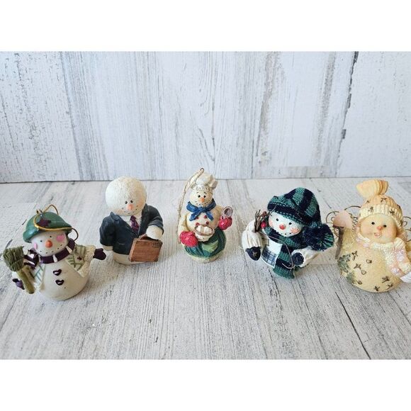 Vintage snowman ornament baker businessman suit decor tree - Picture 1 of 7